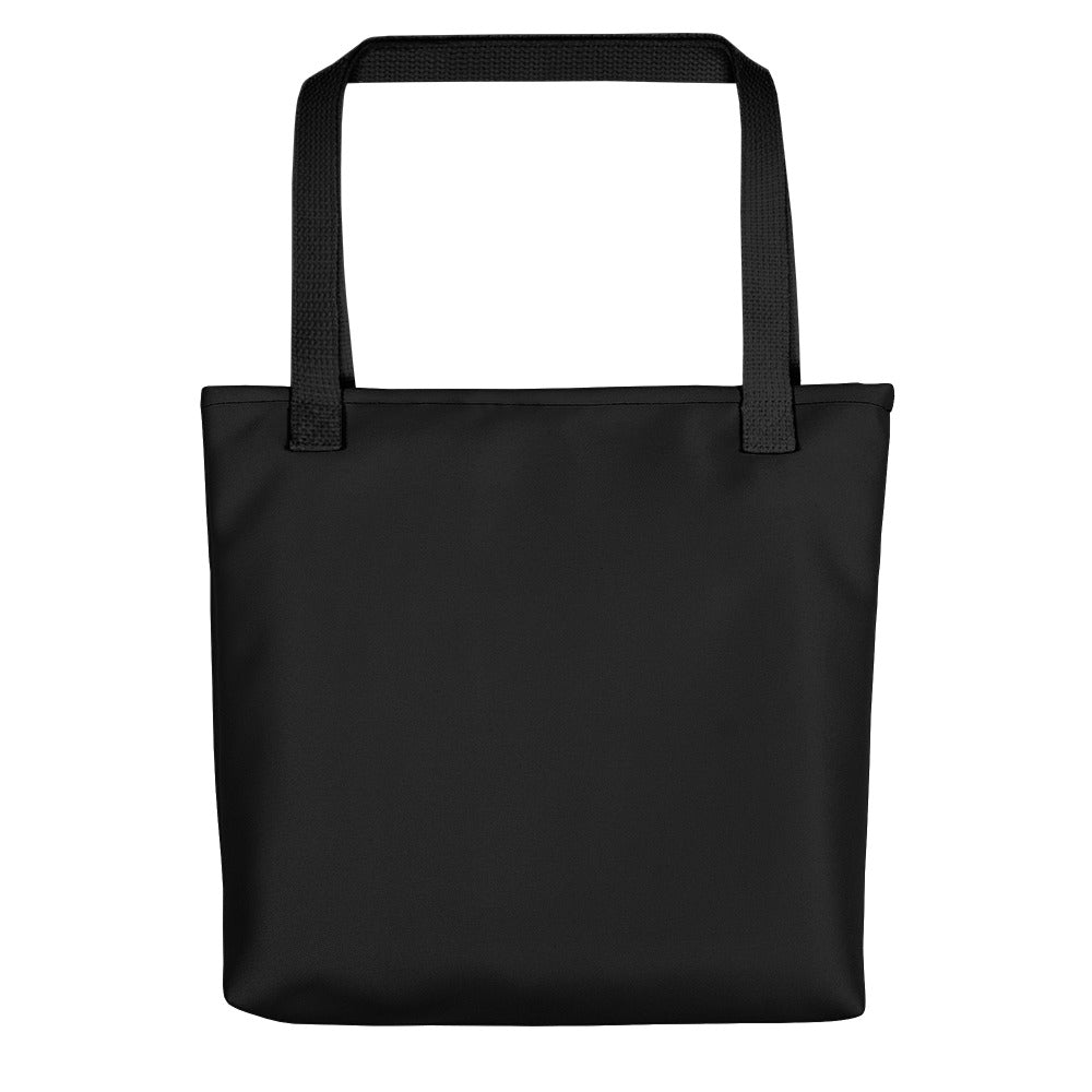 Tote bag - I Speak Love 1 - Black - Zen Math Art