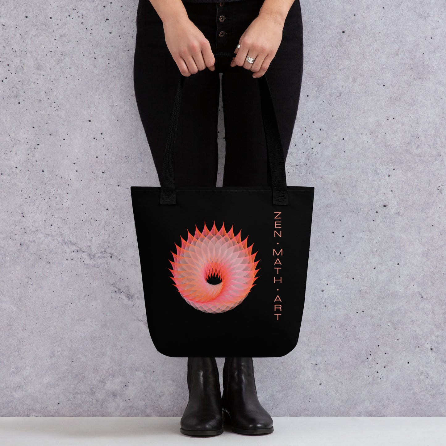 Tote bag - Flaming Donut