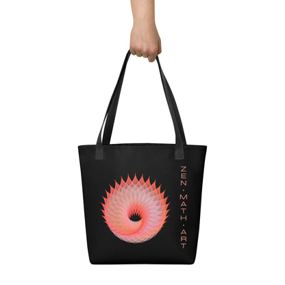 Tote bag - Flaming Donut