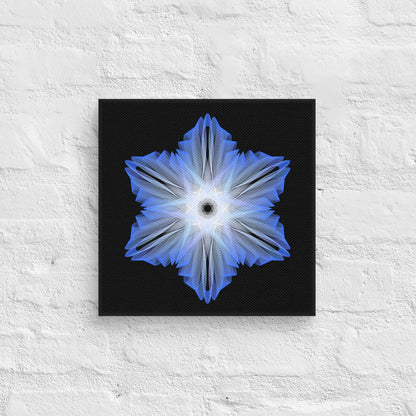 Canvas - Blue Snowflake