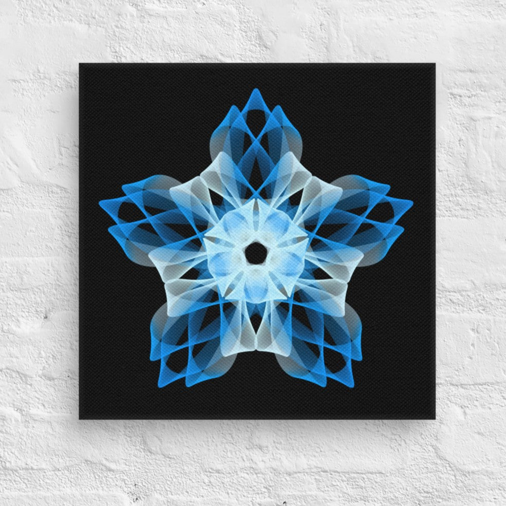 Canvas - Glacial Flower