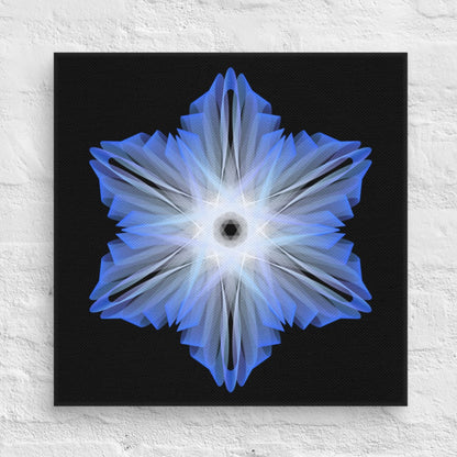 Canvas - Blue Snowflake