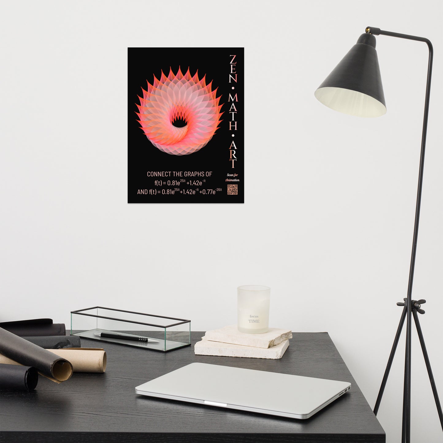 Poster - Flaming Donut