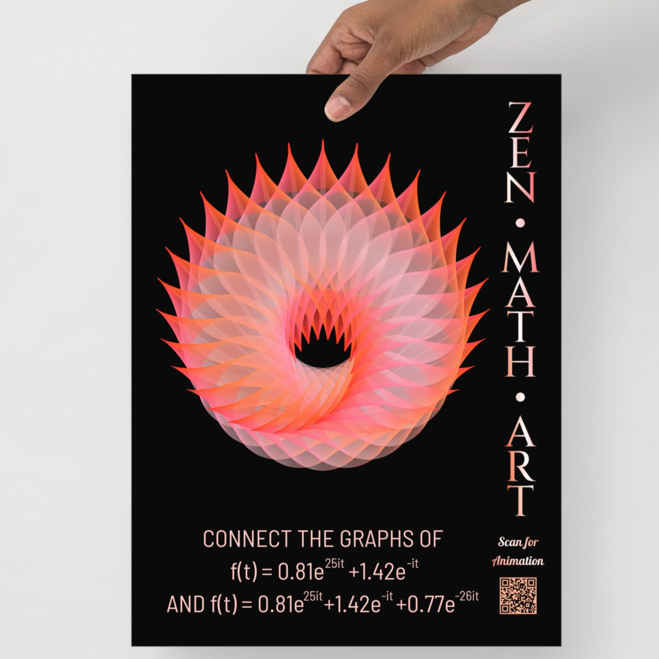 Poster - Flaming Donut