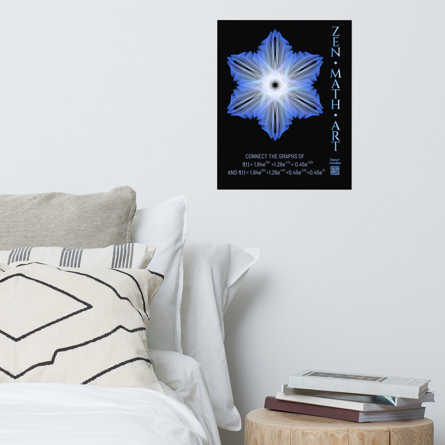 Poster - Blue Snowflake