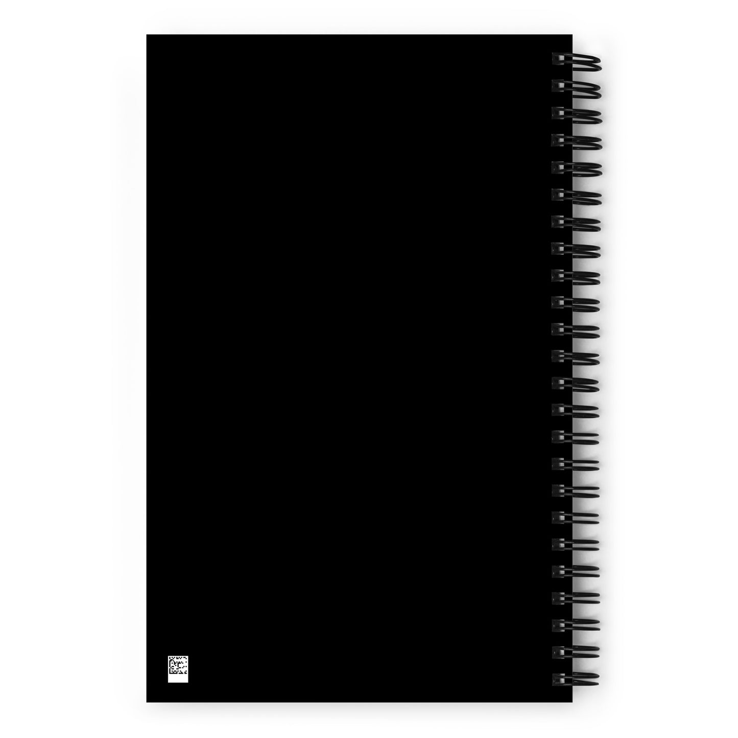 Spiral notebook - I Speak Love 1 - Black - Zen Math Art