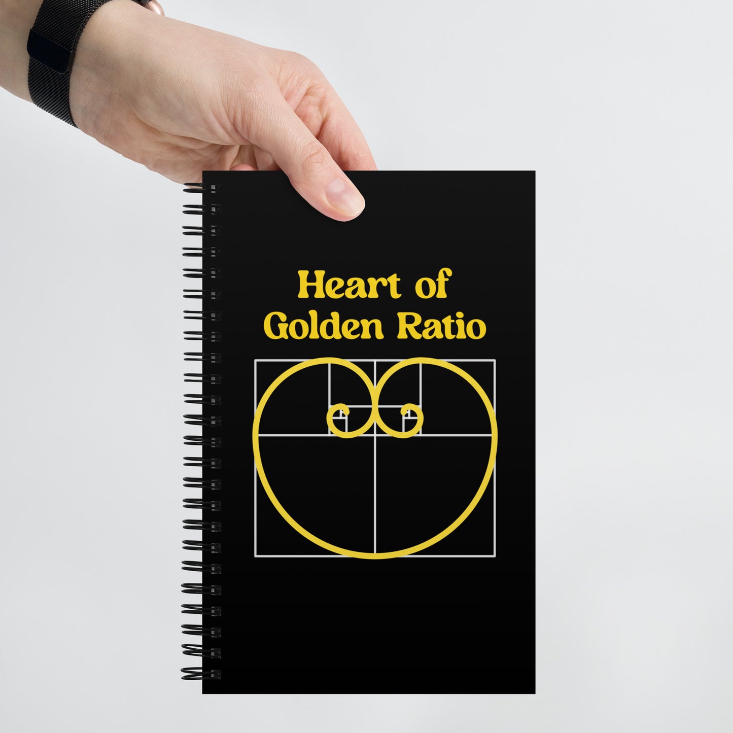 Spiral notebook - Heart of Golden Ratio