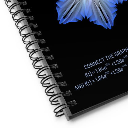 Spiral notebook - Blue Snowflake