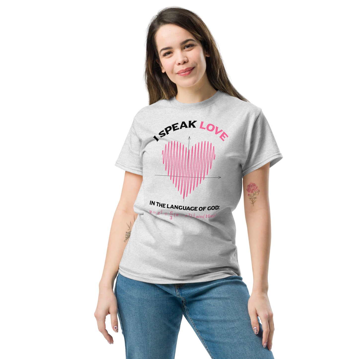 Unisex classic tee - I Speak Love 2