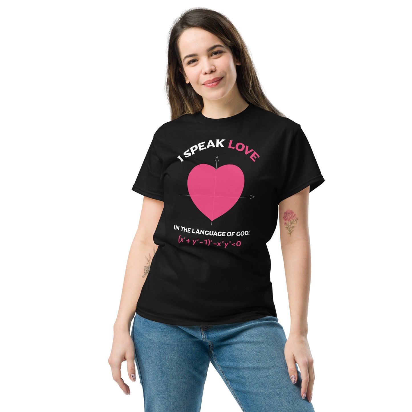 Unisex classic tee - I Speak Love 1