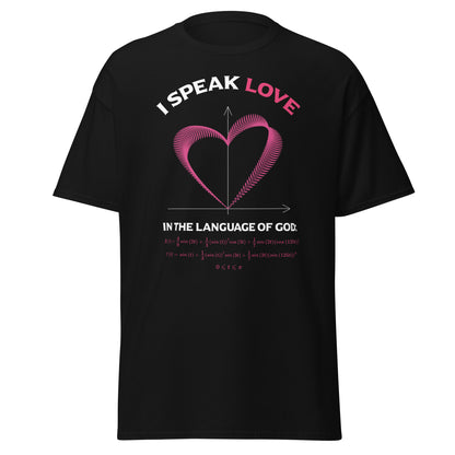 Unisex classic tee - I Speak Love 3