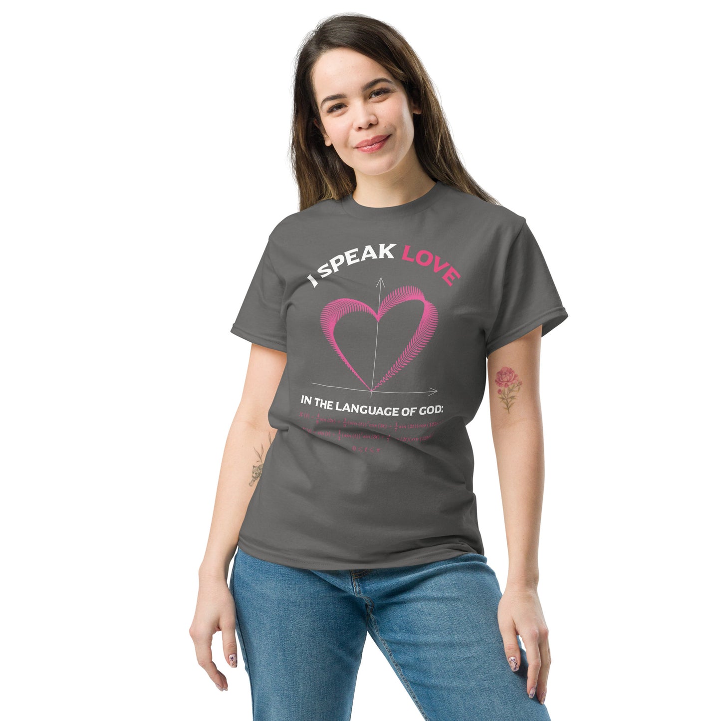 Unisex classic tee - I Speak Love 3