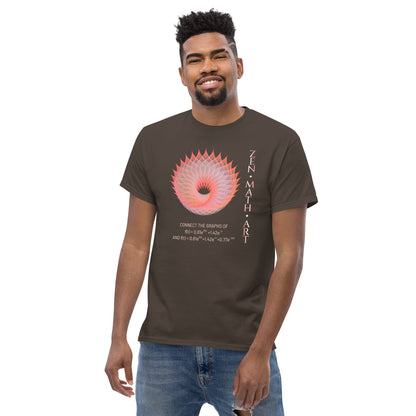 Unisex classic tee - Flaming Donut + Text + Equation