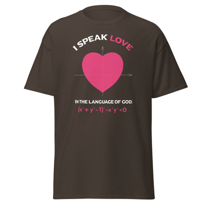 Unisex classic tee - I Speak Love 1