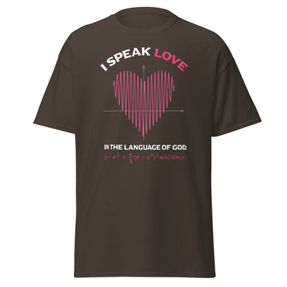 Unisex classic tee - I Speak Love 2