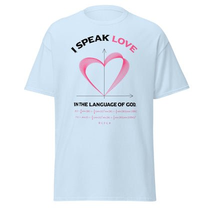 Unisex classic tee - I Speak Love 3