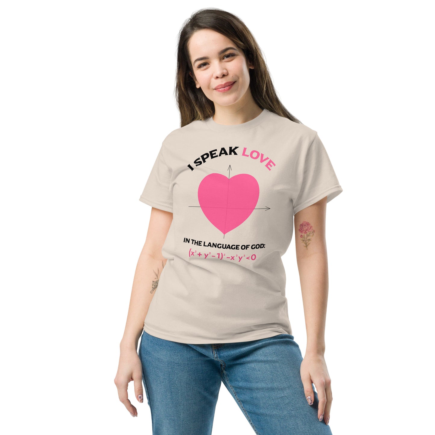 Unisex classic tee - I Speak Love 1