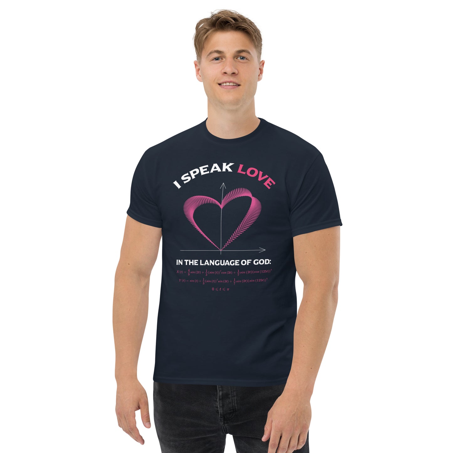 Unisex classic tee - I Speak Love 3