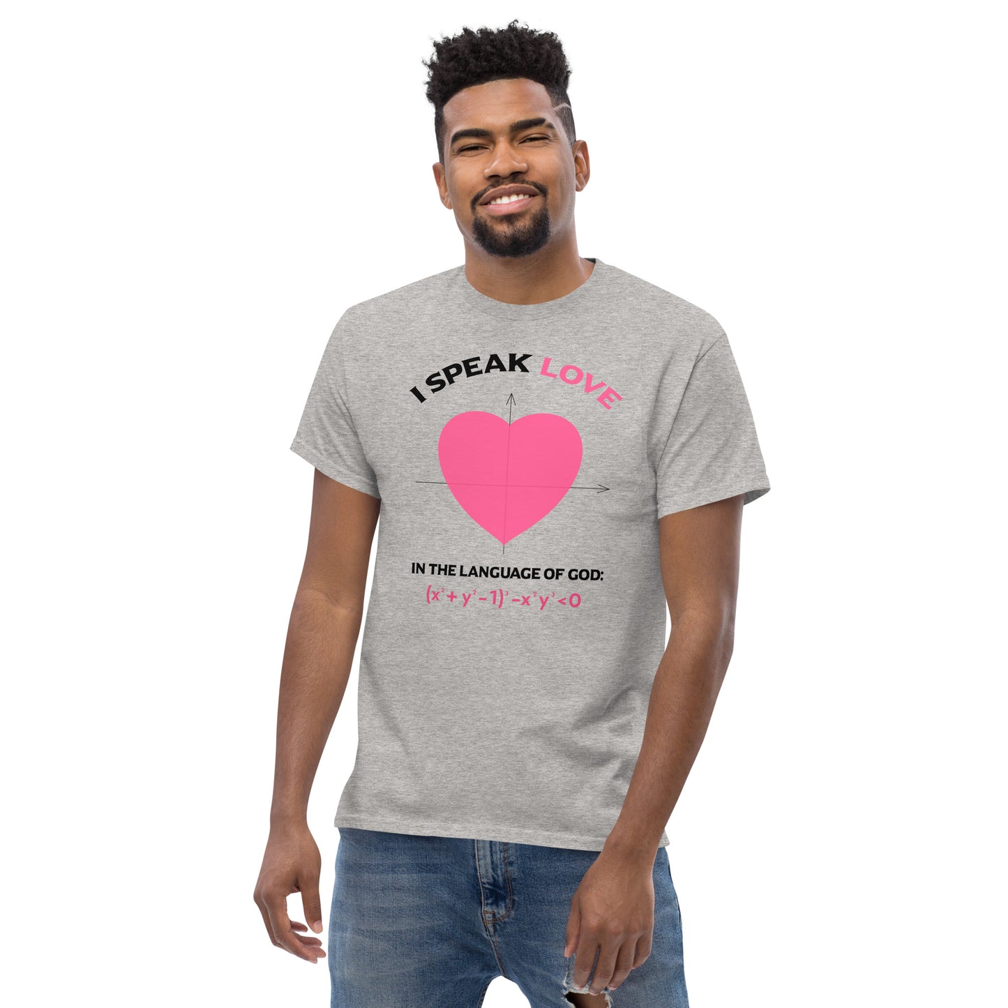 Unisex classic tee - I Speak Love 1