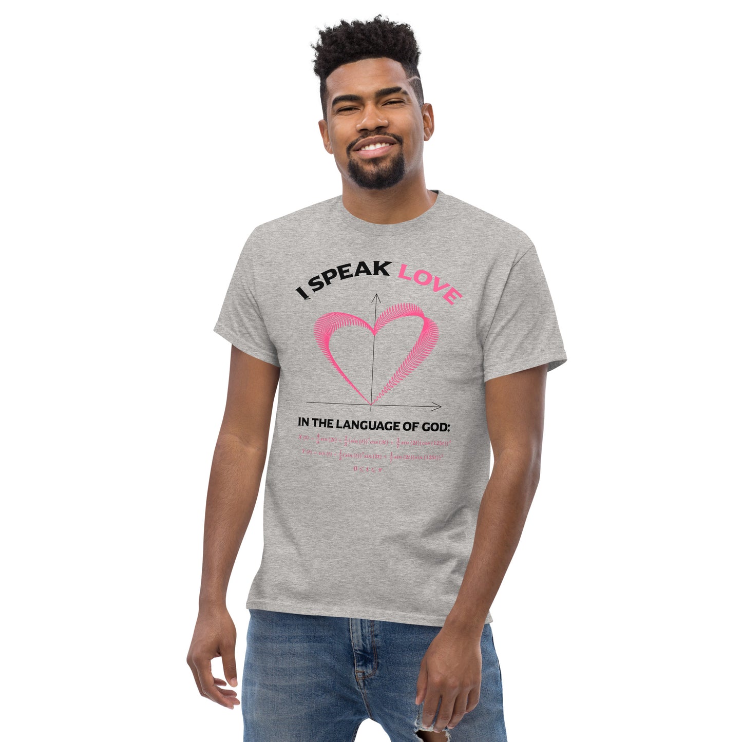 Unisex classic tee - I Speak Love 3