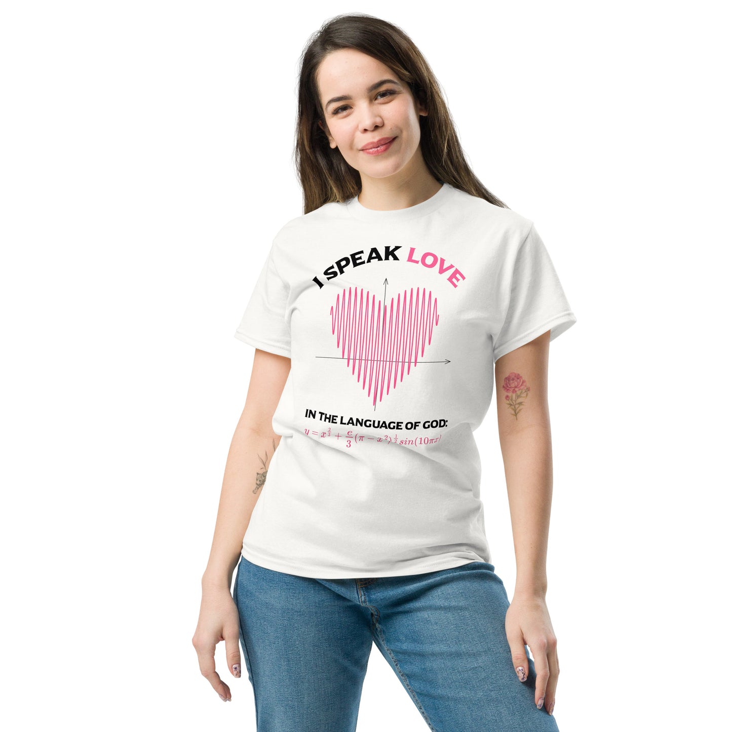 Unisex classic tee - I Speak Love 2